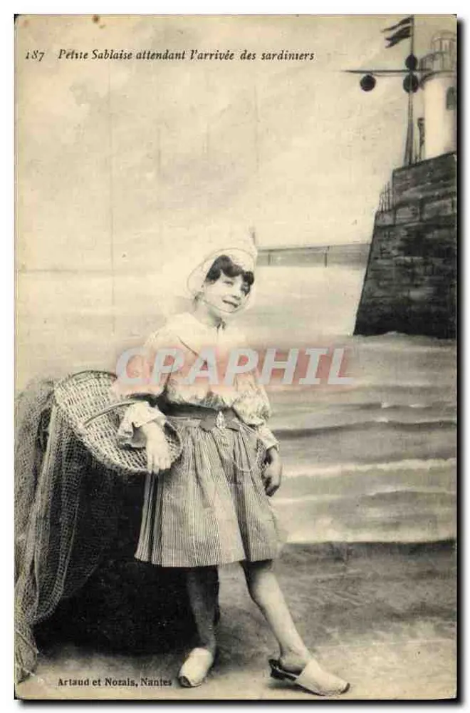 Pétisse Sablaïse wartet auf die Ankunft der Sardinenfischer — Artaud et Nozais, Nantes - Vorderseite