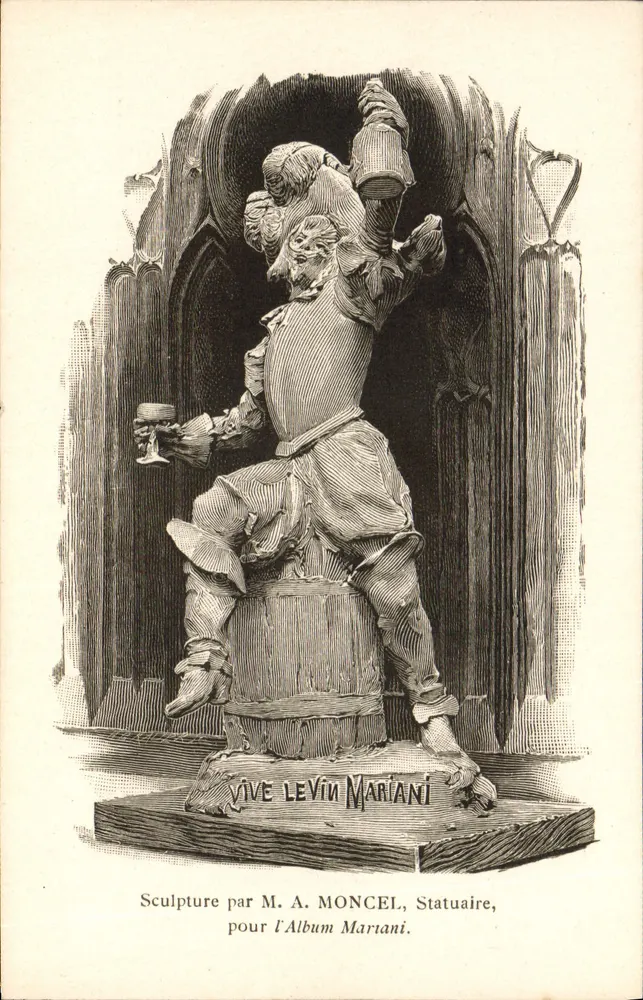 Sculptur von M. A. Moncel — für das Mariani-Album — Verlag Collection Mariani - Vorderseite