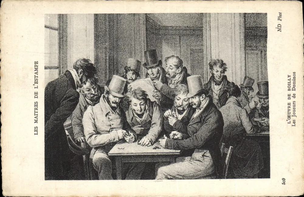 Die Dominospieler — Das Werk von Boilly — ND Plot, n°509 - Vorderseite