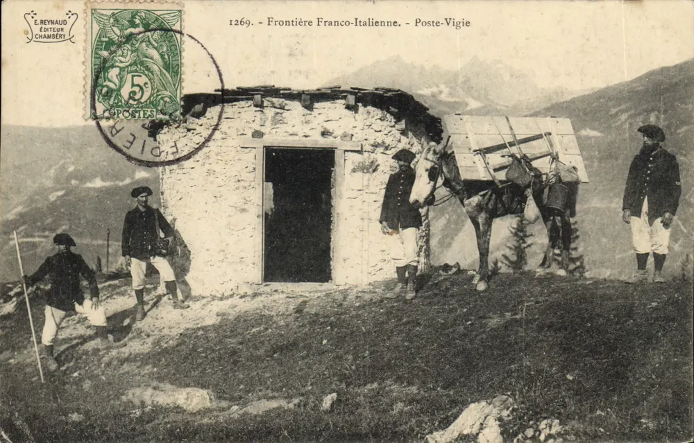 Französisch-Italienische Grenze - Poste-Vigie — E. Reynaud Verlag, Nr. 1269 - Vorderseite