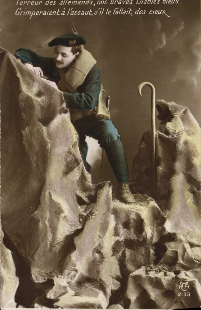 Französischer Soldat in Berguniform — A.C.A. n° 2133 - Vorderseite