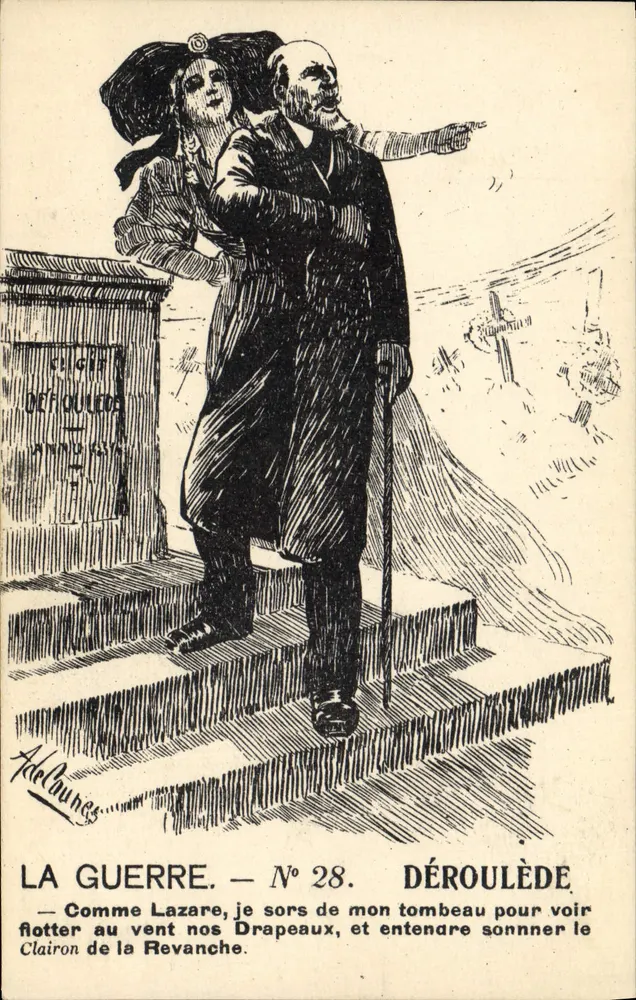 Déroulède — A Guerra — N° 28 — A.-F. Laclau, Toulouse - Frente