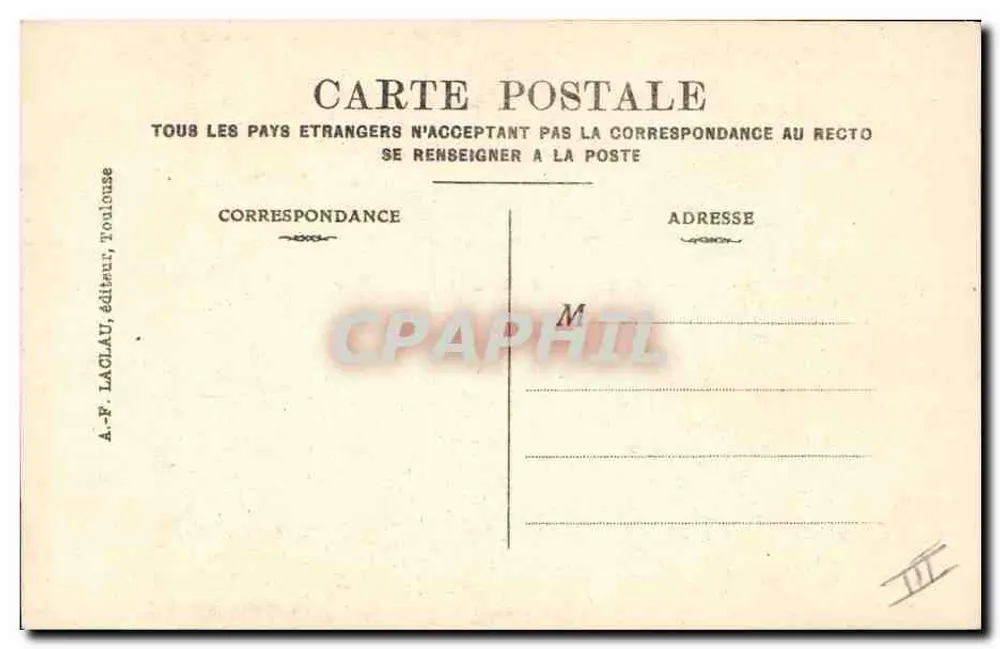 Déroulède — A Guerra — N° 28 — A.-F. Laclau, Toulouse - Verso