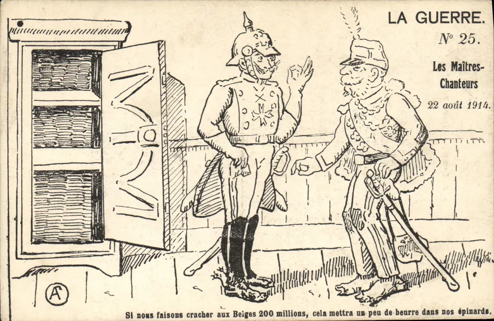 La Guerre — Les Maîtres-Chanteurs — A.-F. Laclat, Toulouse, N° 25 - Frente