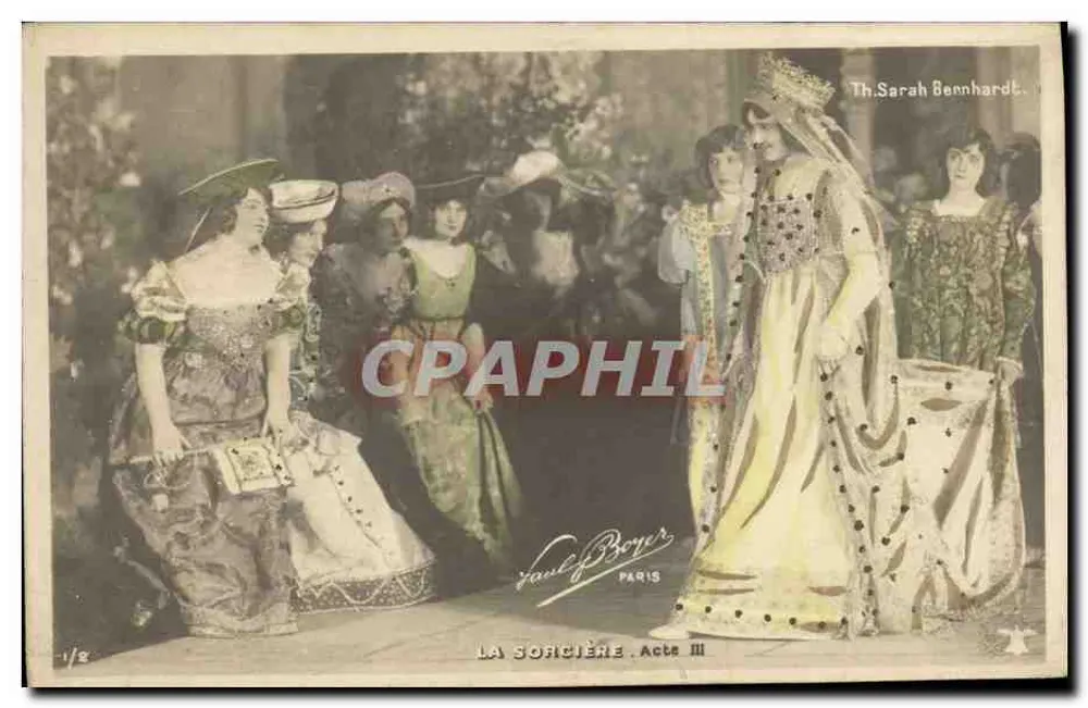 A Bruxa, Ato III — Teatro Sarah Bernhardt — Paul Boyer, Paris - Frente