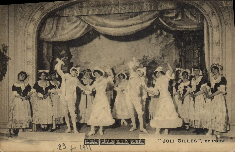 Theateraufführung — "Joli Gilles", von Poise — Verlag Poise, Nr. 29 - Vorderseite