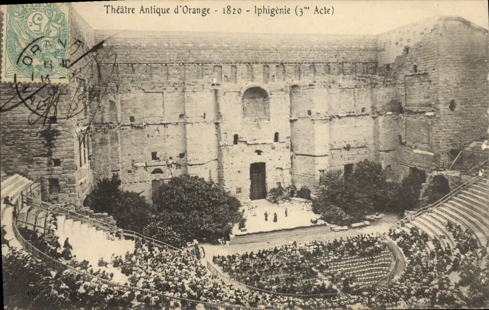 Teatro Antiguo de Orange - 1820 - Iphigénie (3º Acto) - Anverso