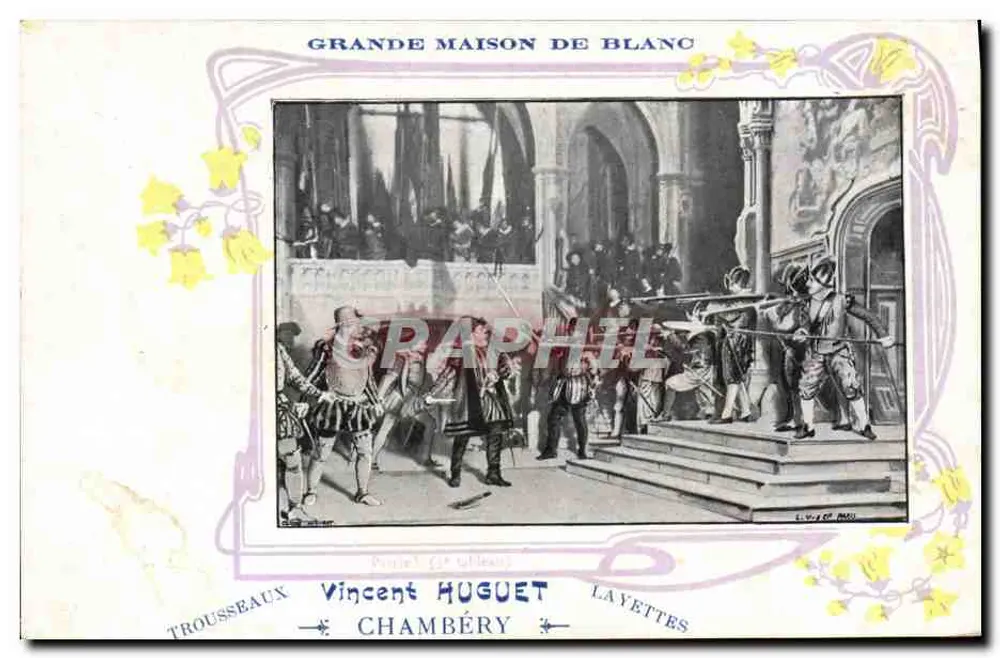 Grande Maison de Blanc — cena teatral — Vincent Huguet, Chambéry - Frente