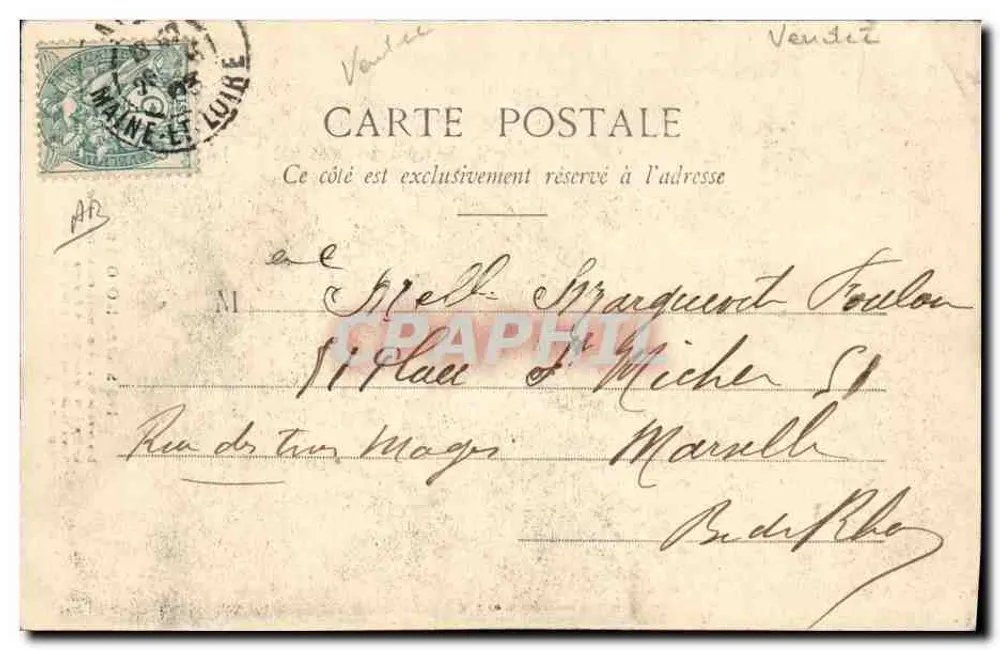 Sablaise — Les Sables-d'Olonne — Raoul Gaubert - Verso