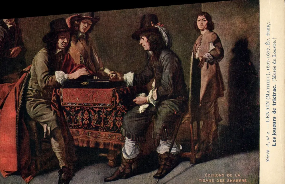 Trictrac-Spieler — LENAIN (Mathieu), 1607-1677 — Éditions de la Fisane des Shakers - Vorderseite