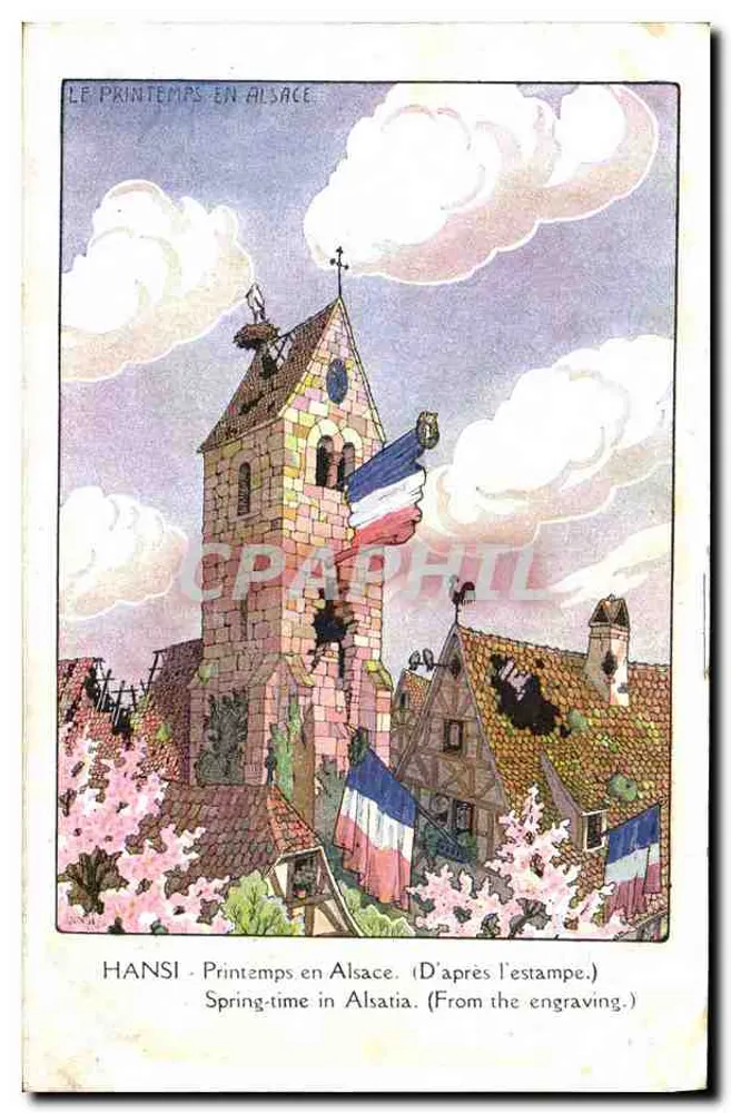 Frühling in Elsaß — HANSI — P.J. Gallais & Cie, n°24 - Vorderseite