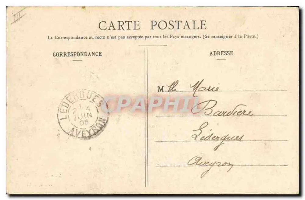 Au Lutrin — Cuidado !!! — Fototipia A. Bergeret & Cie, Nancy - Verso