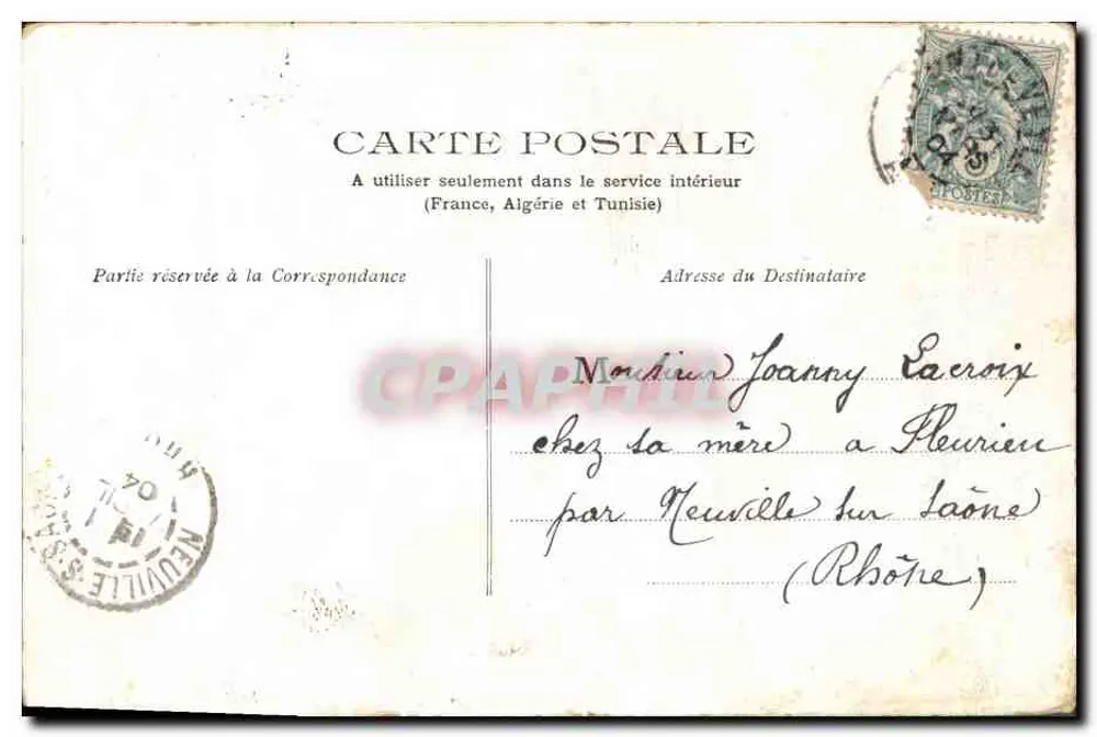 Porco porte-bonheur — carta postal ilustrada — No. 6621 - Verso