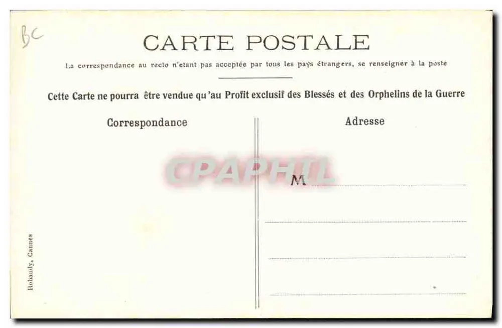 Le Louveteau — scena wojenna — Rohauty, Cannes - Rewers