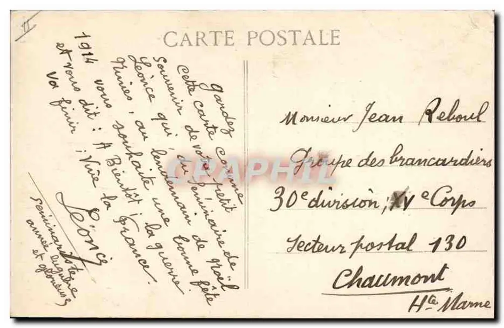 A Expiação — S. Farges, editor Lyon, n° 6206 - Verso