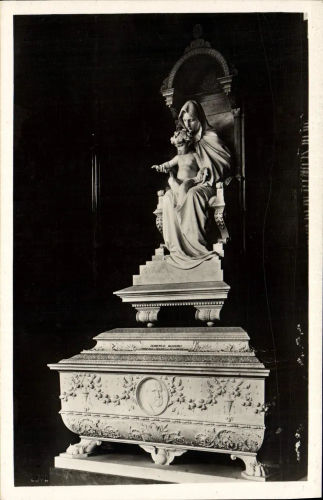 Monumento funerário de Domenico Baldulino — Gênova — editor Fratelli Licinio, n°24 - Frente