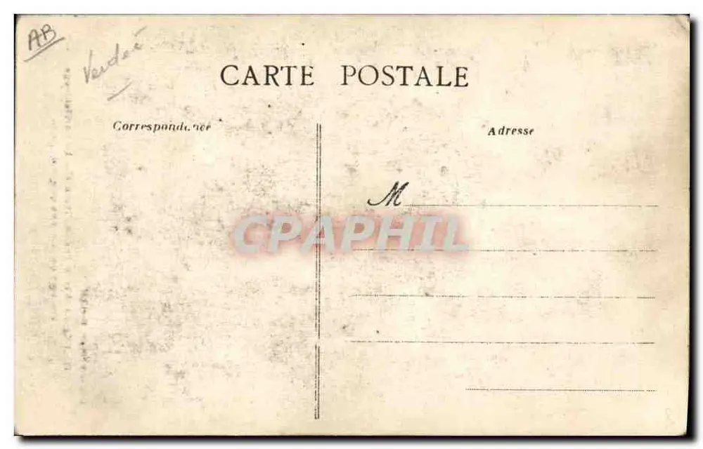 Challans e seus arredores (Vendée) — O Maraichinage — Lab. Ichly-Poupin, Mortagne - Verso