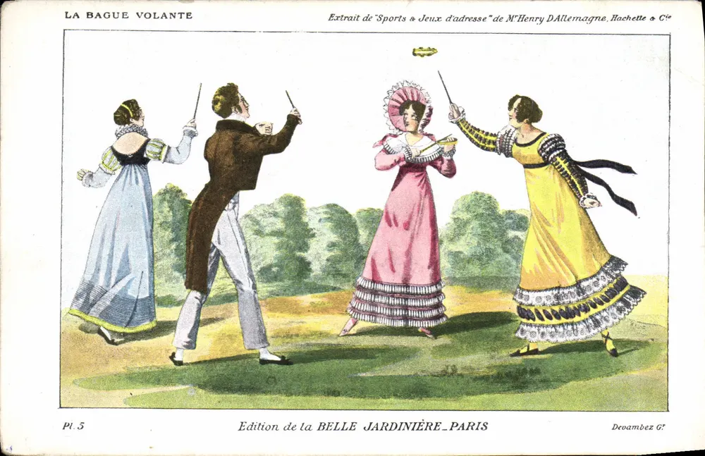 La Bague Volante — Freiluft-Spiel — Edition der BELLE JARDINIÈRE, PARIS - Vorderseite