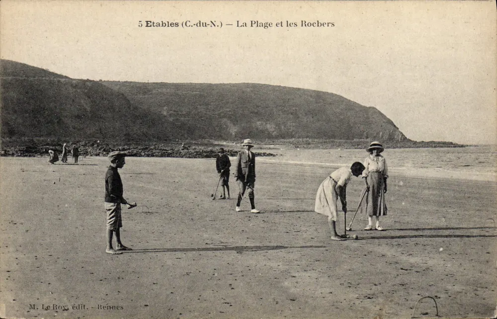 Etablies (C.-du-N.) — La Plage und die Rocbers — M. Le Roy, Verlag — Rennes - Vorderseite