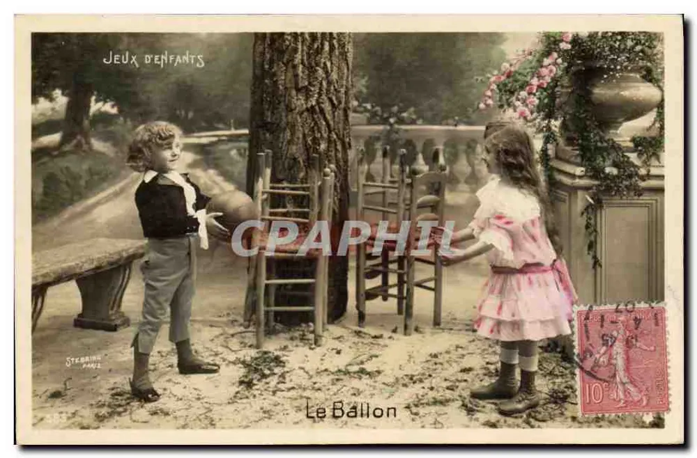Jogos de Crianças — O Bola — Strohmann, Paris - Frente