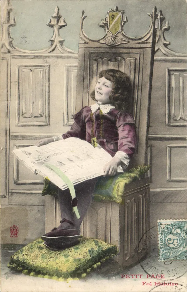 Pequeno Page — Fol histoire — Série Rhône 53 - Frente