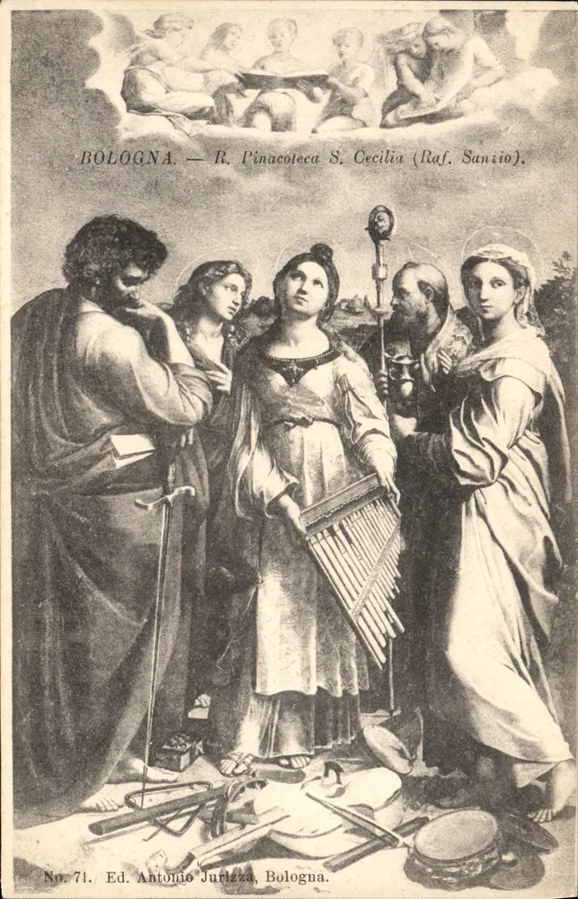 Bologna — Pinakothek Santa Cecilia (Raf. Sanzio) — Éd. Antonio Jurizza, Bologna, n°71 - Vorderseite