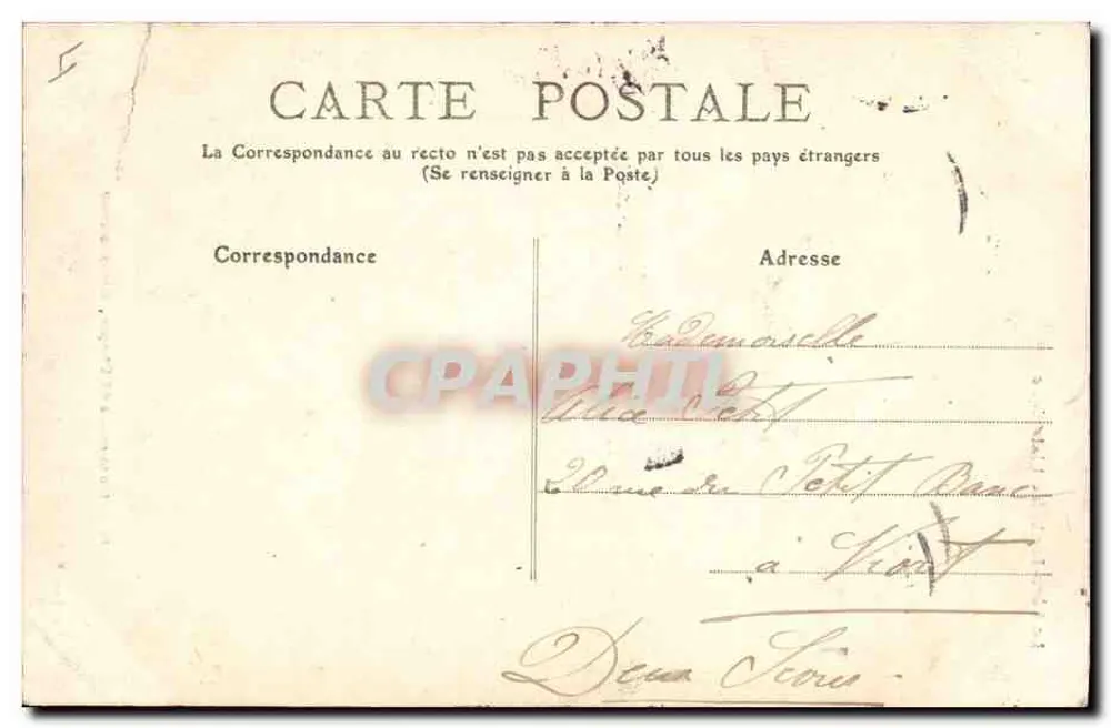 Monumento a Frédéric Chopin — Compositor — Coleção F. Fleuray - Verso