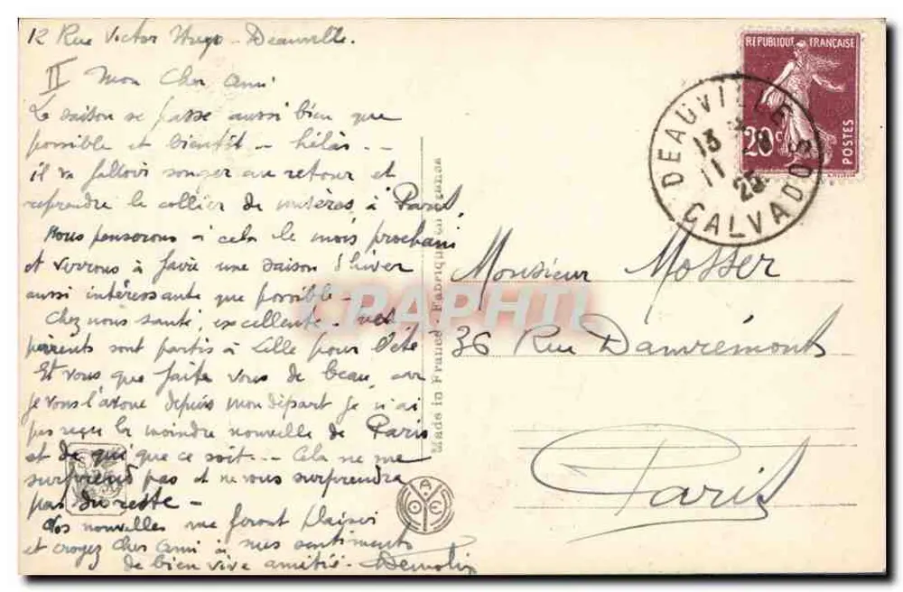 Sapho — J. Gounod — Salon van Parijs — J. Gounod — n° 4980 - Achterkant