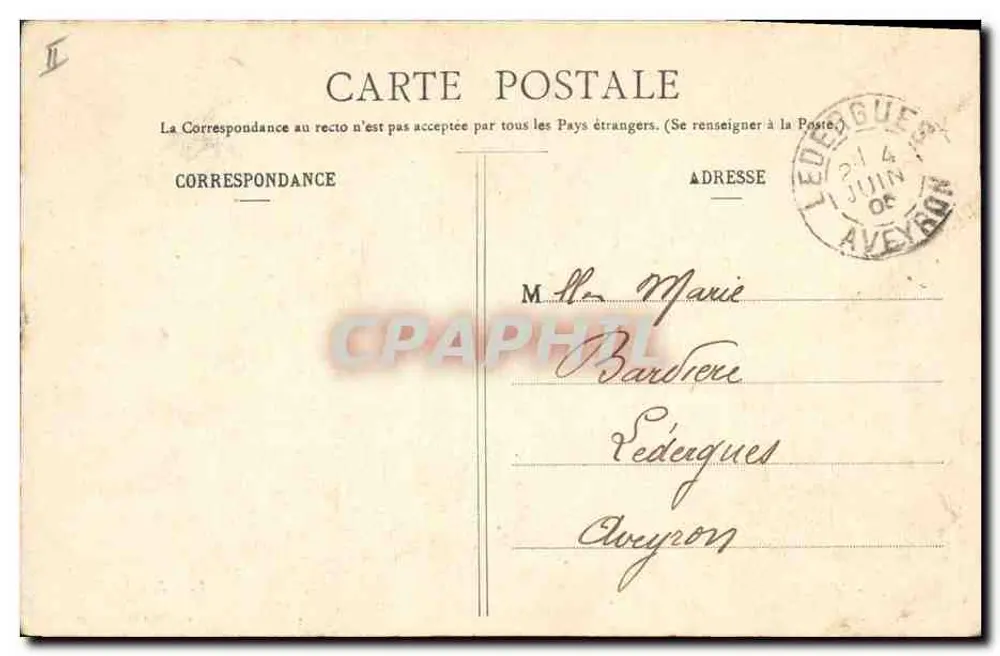 No Lutrin — Antes da execução — Fototipo A. Bereret & Cie, Nancy - Verso