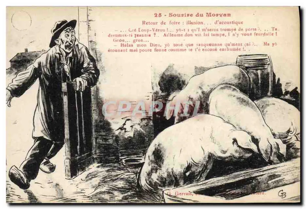 Retorno da feira: ilusão acústica — Sorriso do Morvan — Gervais, Editor, n°25 - Frente