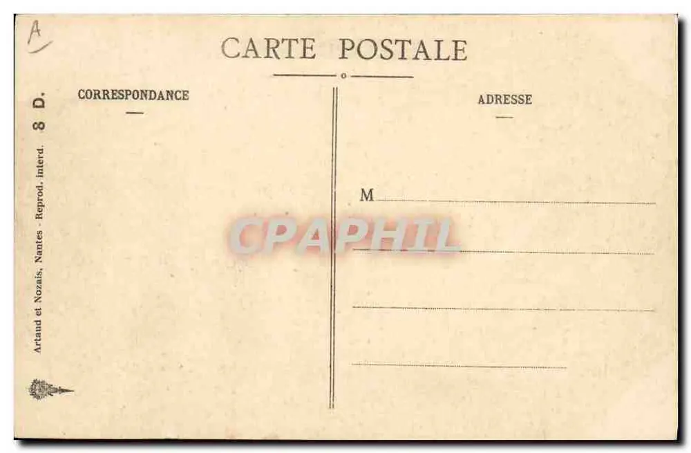 A Bretanha — A Alegre Brincadeira — Artaud et Nozaïs, Nantes - Verso