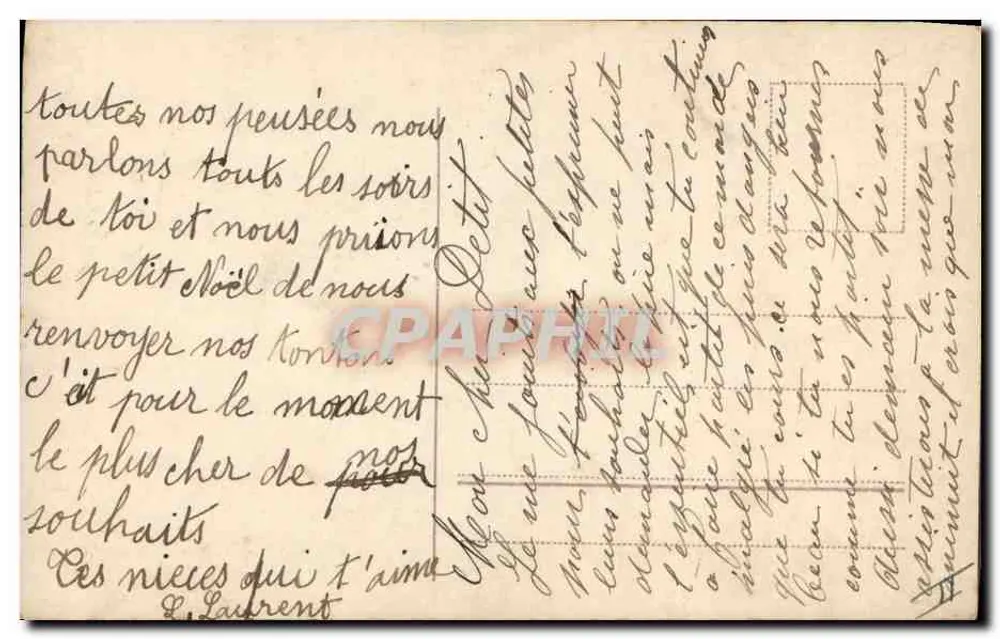Duas pequenas meninas com um grande número 1 e dois porcos — RAK 4937/1 - Verso