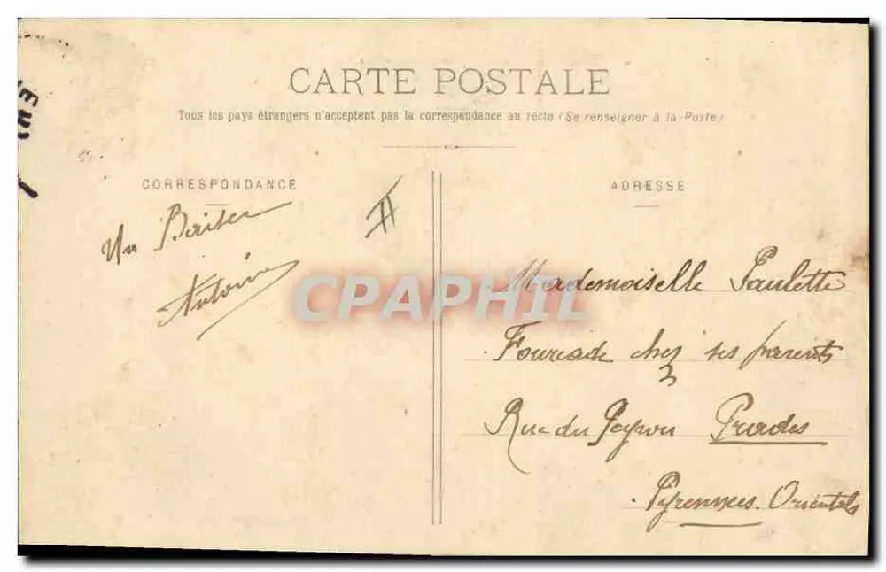 Alpine Chasseurs durchqueren einen Pass — 1697 — Verlag nicht sichtbar - Rückseite