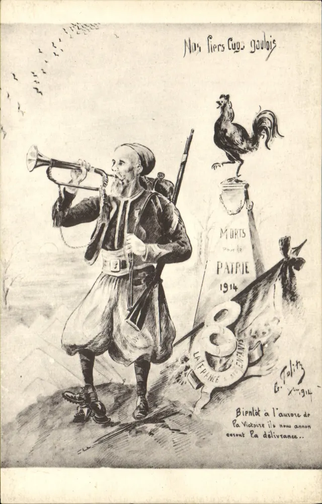 Soldato greco — Morto per la Patria — G. Politz, X-1914 - Recto
