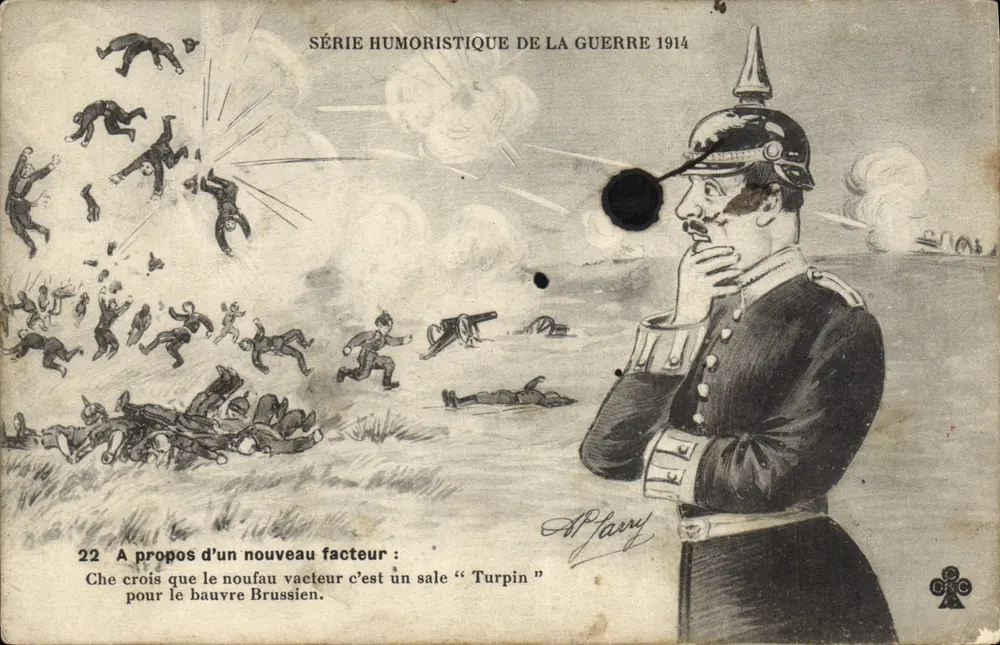Humoristische Kriegsserie 1914 — Humoristische Kriegsserie 1914 — A. Parry, Nr. 22 - Vorderseite