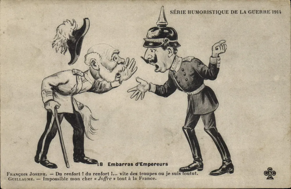 Embarra van de Keizers — Humoristische serie oorlog 1914 — n°18 — C&C - Voorkant
