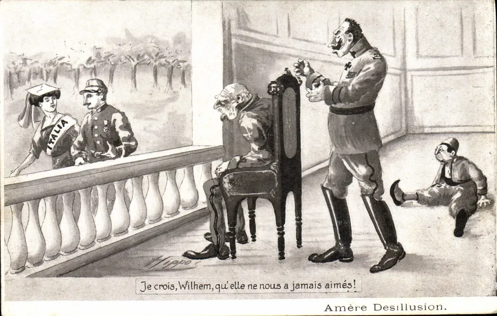 Amère Déception — caricatura política — Éditions J. D. Paris N° 5 - Frente