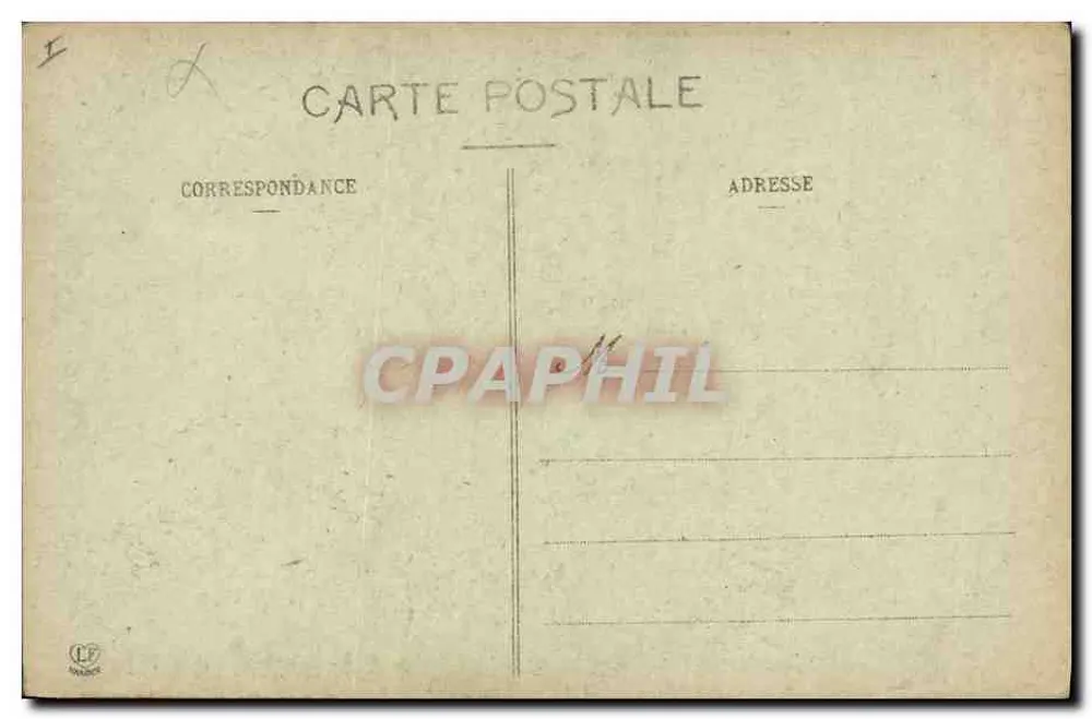 Museum Toulouse — Diane, von Falguières — Phototypie Labouche Frères Toulouse - Rückseite
