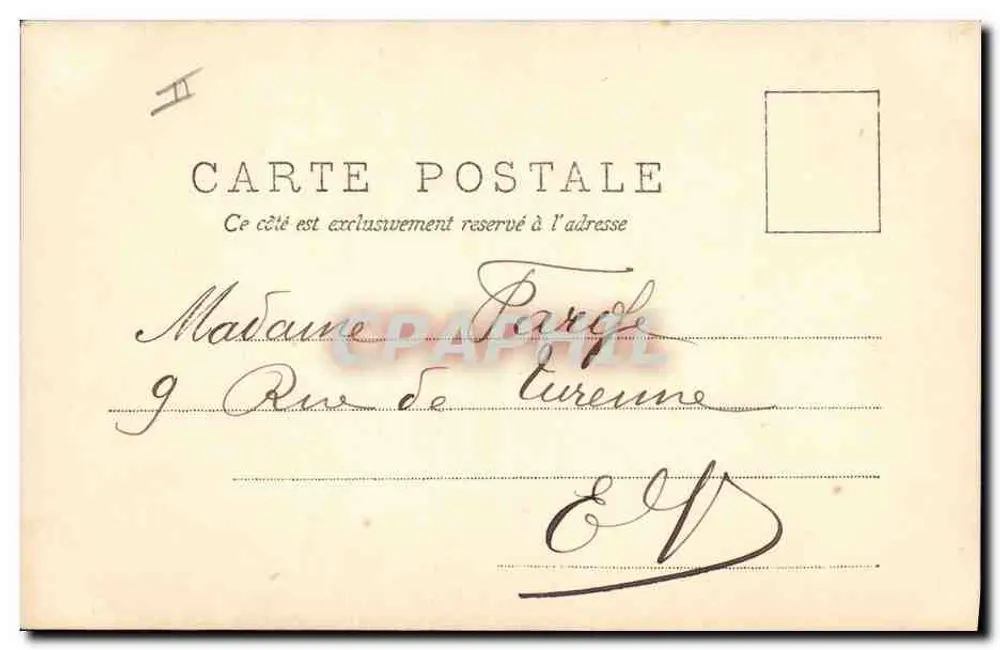 Duas jovens — cena de brincadeira — A.N. Paris - Verso