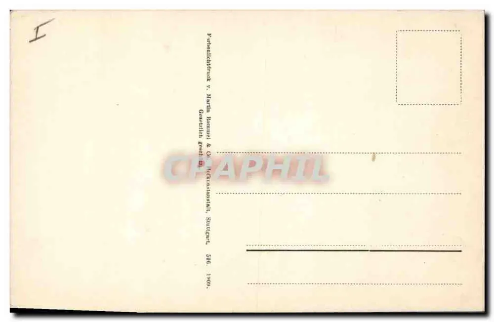 प्रूनियर के फूल और बूटे — संस्करण मार्टिन रोमेल & सी, स्टुटगार्ड, 1909 - पीछे