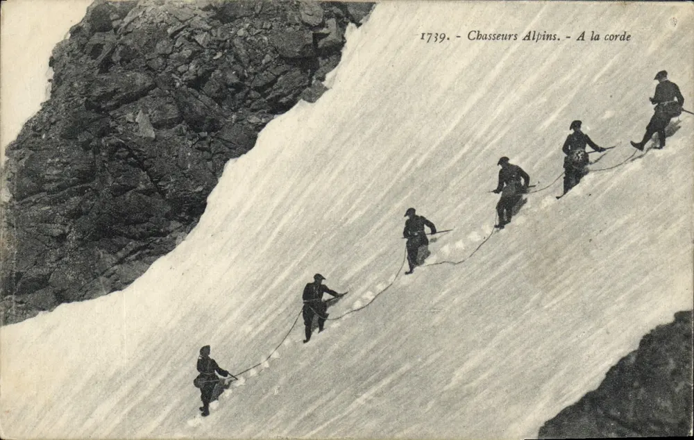 Alpine Jäger - An der Seil — 1739 — Verlag Léonard - Vorderseite