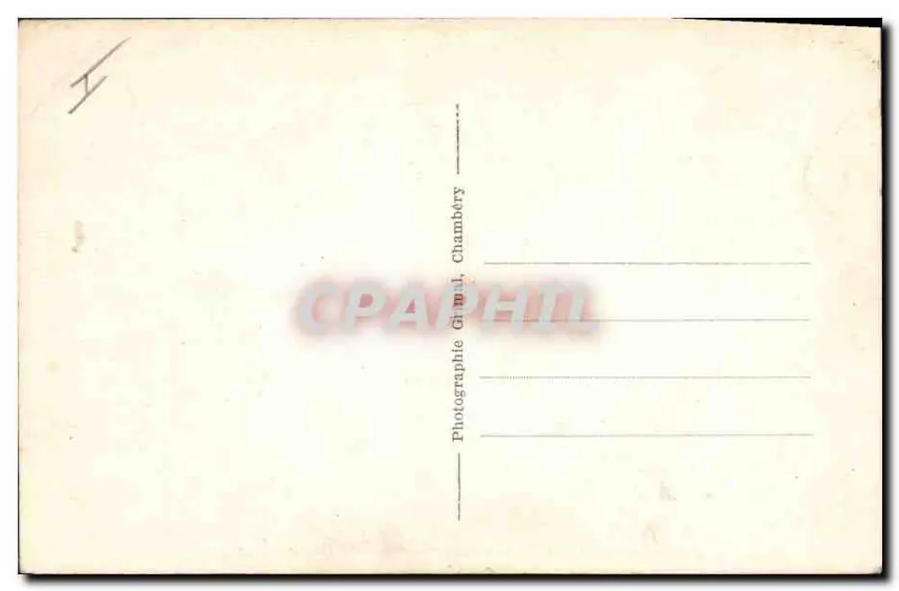 Chambéry (Joppet) — Kasernen Verlet-Hanus (Alpen) - Rückseite
