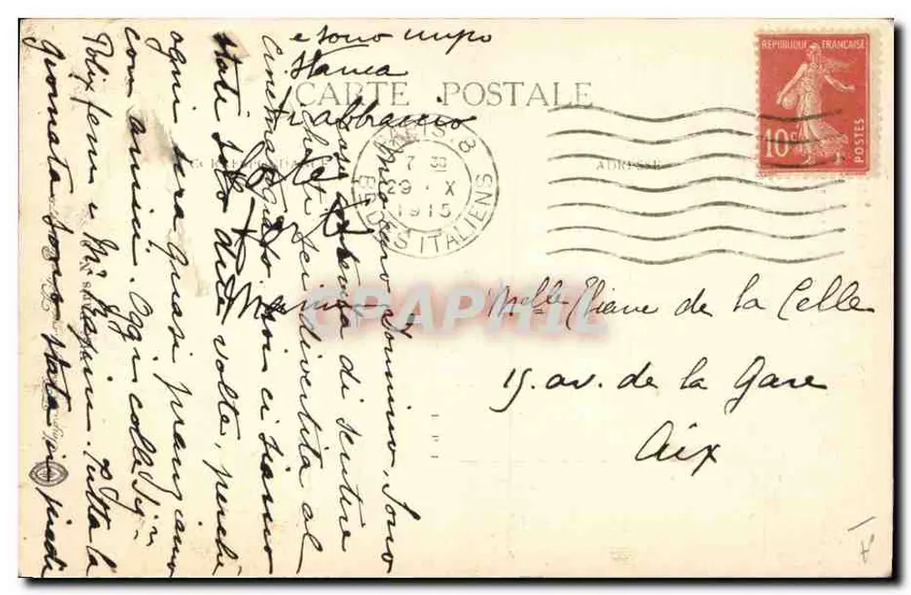 Unsere Kleinen Soldaten — Kavallerie-Reconnaissance — Morénaux 1914 - Rückseite