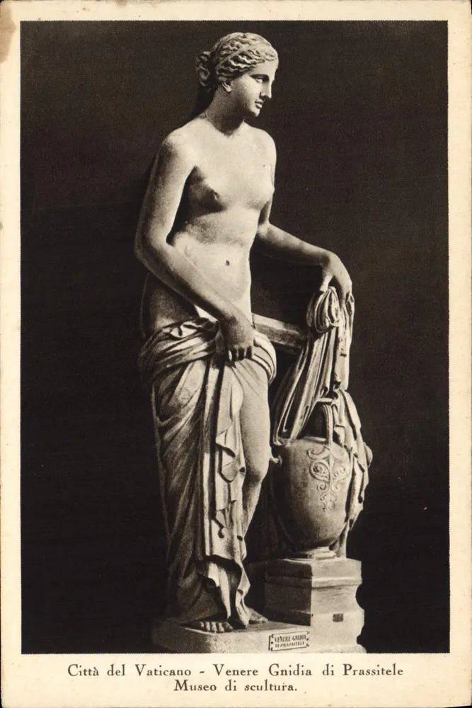 Venus von Knidos von Praxiteles — Vatican-Museum — Ausgabe Venere Gnidi - Vorderseite