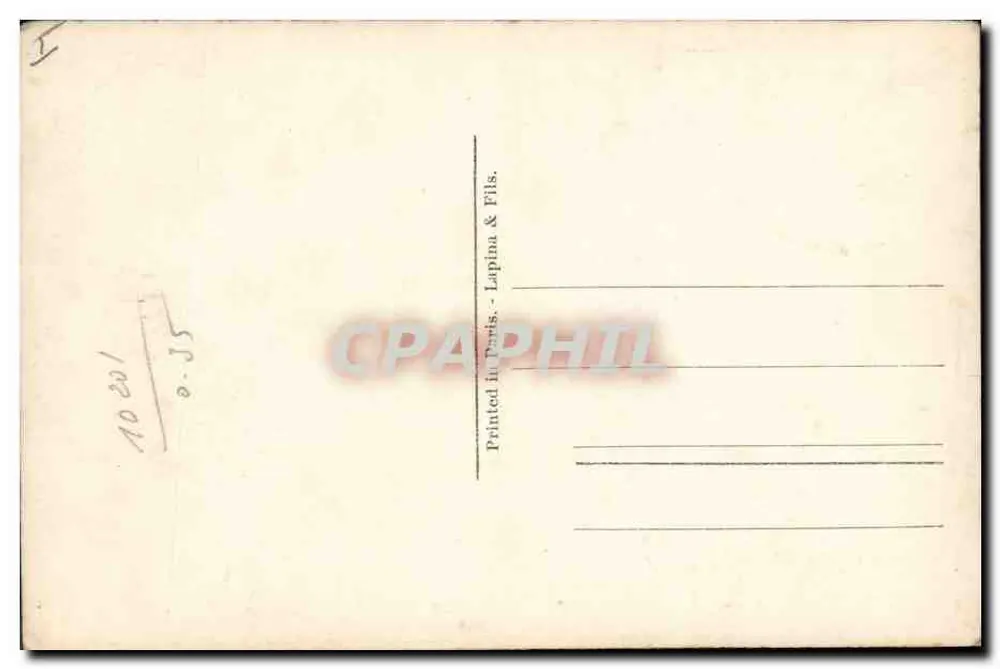 Museu Rodin — Os Burgueses de Calais — editor Lapina & Fils - Verso