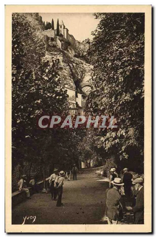 Chapelle von Moustiers-Sainte-Marie — Ansicht des Weges — Art Edition YVON - Vorderseite