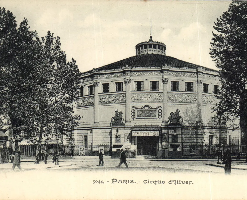 Paryż - Cirque d'Hiver — wydawca anonimowy, nr serii 5044 - Awers