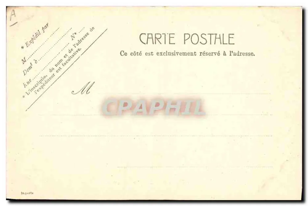 Paryż - Cirque d'Hiver — wydawca anonimowy, nr serii 5044 - Rewers