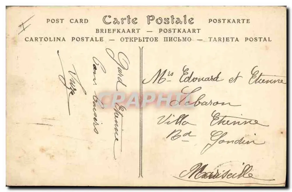 Monte-Carlo — busto de Berlioz — ND. Fot. — n° 559 - Verso