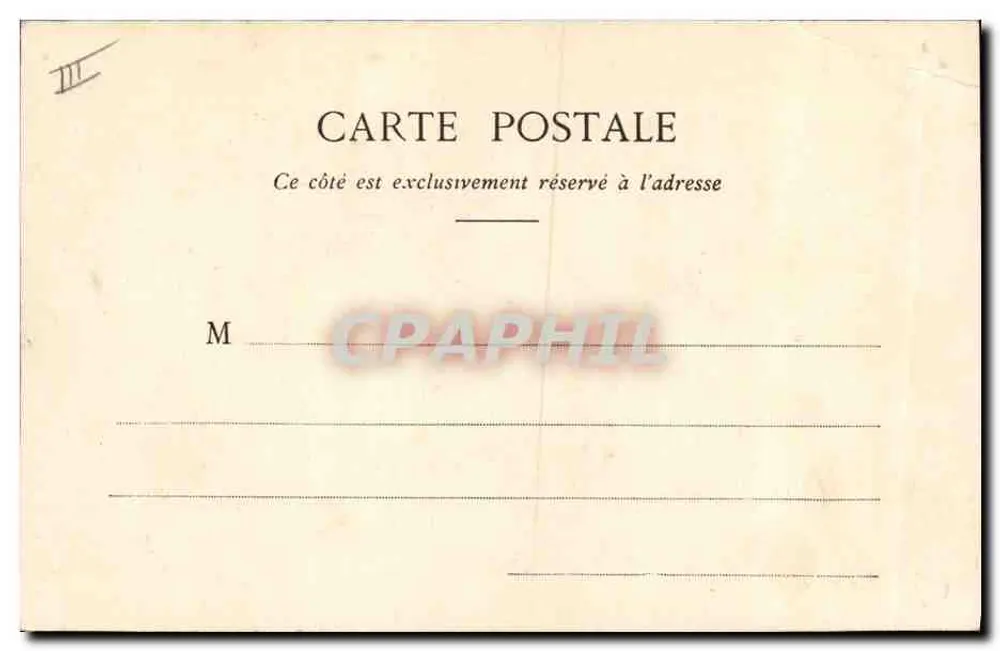 Deux jeunes femmes avec un lapin sortant d'un œuf — scène de Pâques — Phototypie A. Tergeoret & Cie, Nancy - Verso